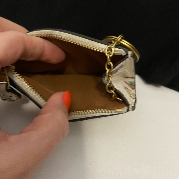 Coach Mini Skinny Id Case In Signature Canvas With Floral Print - Picture 3 of 4